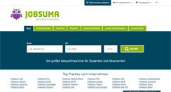 Desktop Screenshot of jobsuma.de