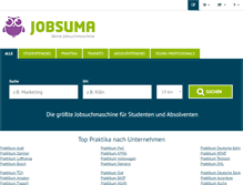 Tablet Screenshot of jobsuma.de